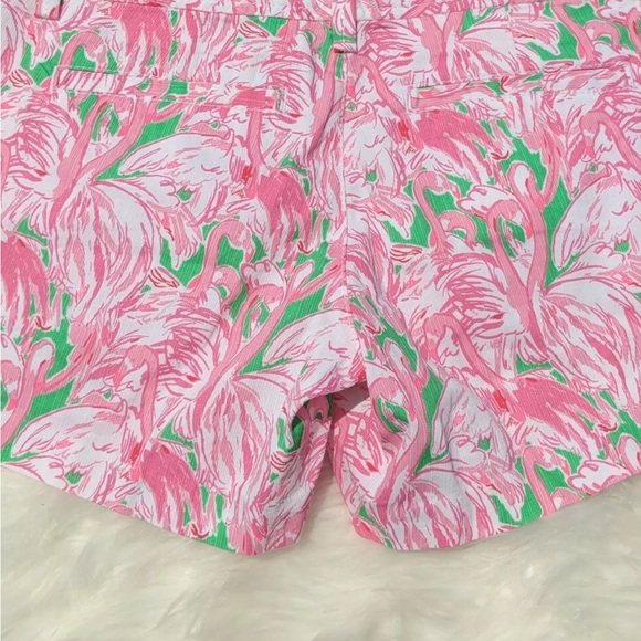 ⭐️Bogo⭐️ Lilly Pulitzer Sz 00 Callahan short flamingo design - Picture 4 of 11